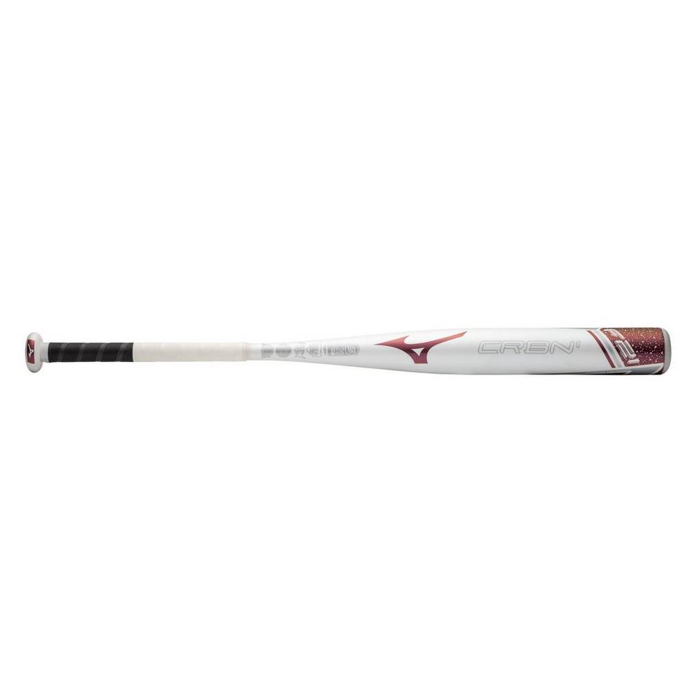 Womens Mizuno F21-CRBN1 - Fastpitch (-13) Softball Bat White/Coral Philippines (CWHOTK315)